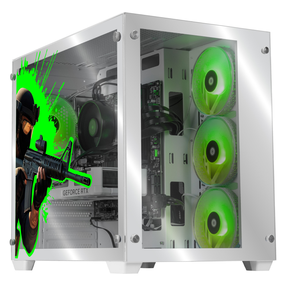 Computadora Gamer Xtreme PC Gaming CM-80066, AMD Ryzen 7 5700, NVIDIA GeForce RTX 5060, 32GB, 1TB SSD, Wi-Fi, Windows 10 Prueba