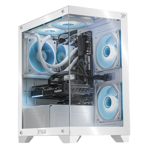 Computadora Gamer Xtreme PC Gaming XTPCR732GB9060XTCHW, AMD Ryzen 7 5700, AMD Radeon RX 9060 XT, 32GB, 1TB SSD, Wi-Fi, Windows 10 Prueba