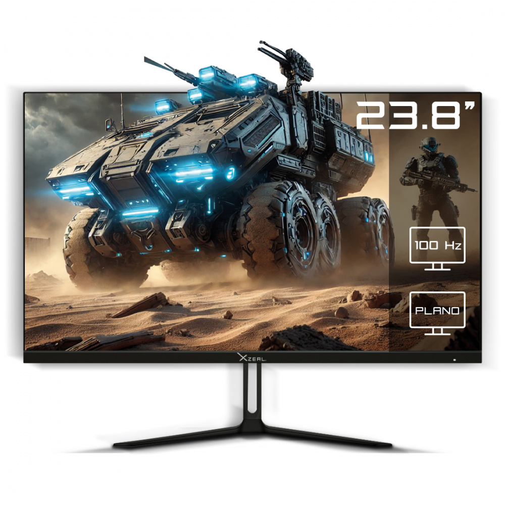 Monitor Gamer Xzeal XST 560-2 LED 23.8", 1920x1080 Full HD, 100Hz, HDMI, Negro