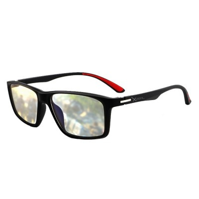 XZEAL Lentes para Computadora Anti Blue Light XZAGG50, Negro/Rojo