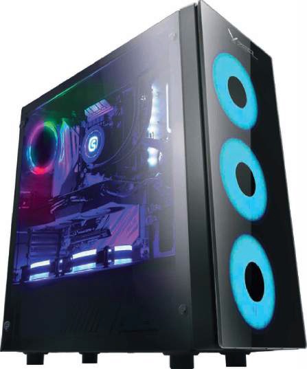 Gabinete Xzeal XZ110, Midi-Tower, ATX/Micro-ATX/Mini-ITX, USB 2.0/3.0, sin Fuente, 3 Ventiladores Instalados, Negro