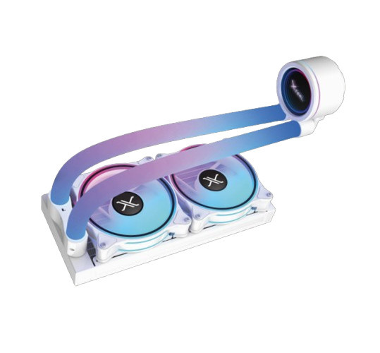 Xzeal XZCO413W / 240mm / 2x120mm / ARGB / Blanco / XZCO413W