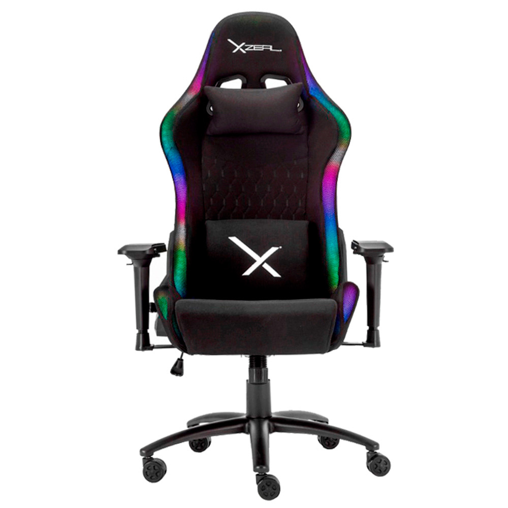 Xzeal Silla Gamer RGB XZ15, hasta 150Kg, Negro