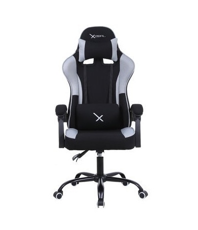 Xzeal Silla Gamer XZ20, hasta 100kg, Negro/Gris
