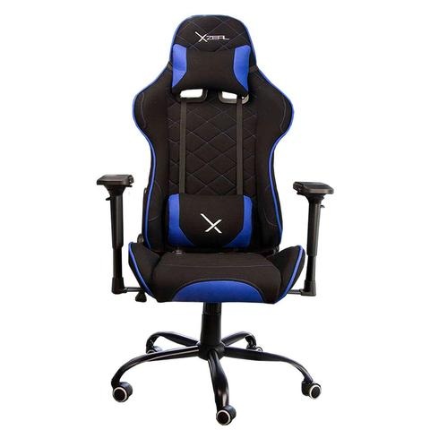 Xzeal Silla Gamer XZ25, hasta 150Kg, Negro/Azul