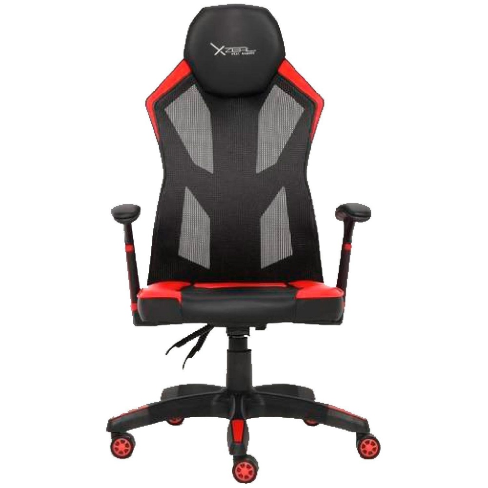Xzeal Silla Gamer XZ30, hasta 110kg, Negro/Rojo