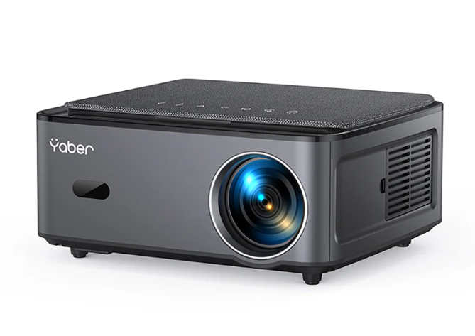 Proyector Yaber Pro U6 Home Cinema LCD, 1920x1080 Full HD, 800 lúmenes ANSI, Inalámbrico, con Bocinas, Gris