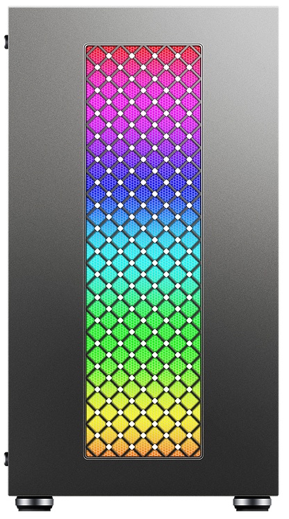 Gabinete Yaguaret Flicker con Ventana RGB, Midi-Tower, ATX/Micro ATX/Mini-ITX, USB 3.0, sin Fuente, sin Ventiladores Instalados, Negro