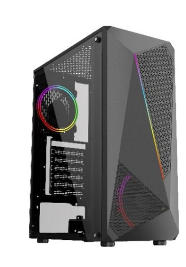 Gabinete Yaguaret Unicon, Midi-Tower, ATX/Micro-ATX, USB 2.0/3.0, sin Fuente, sin Ventiladores Instalados, Negro