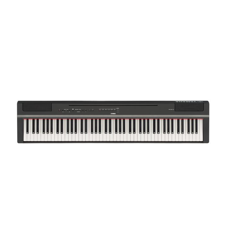 Yamaha Teclado Digital P125, 88 Teclas, 24 Tonos, USB, Negro