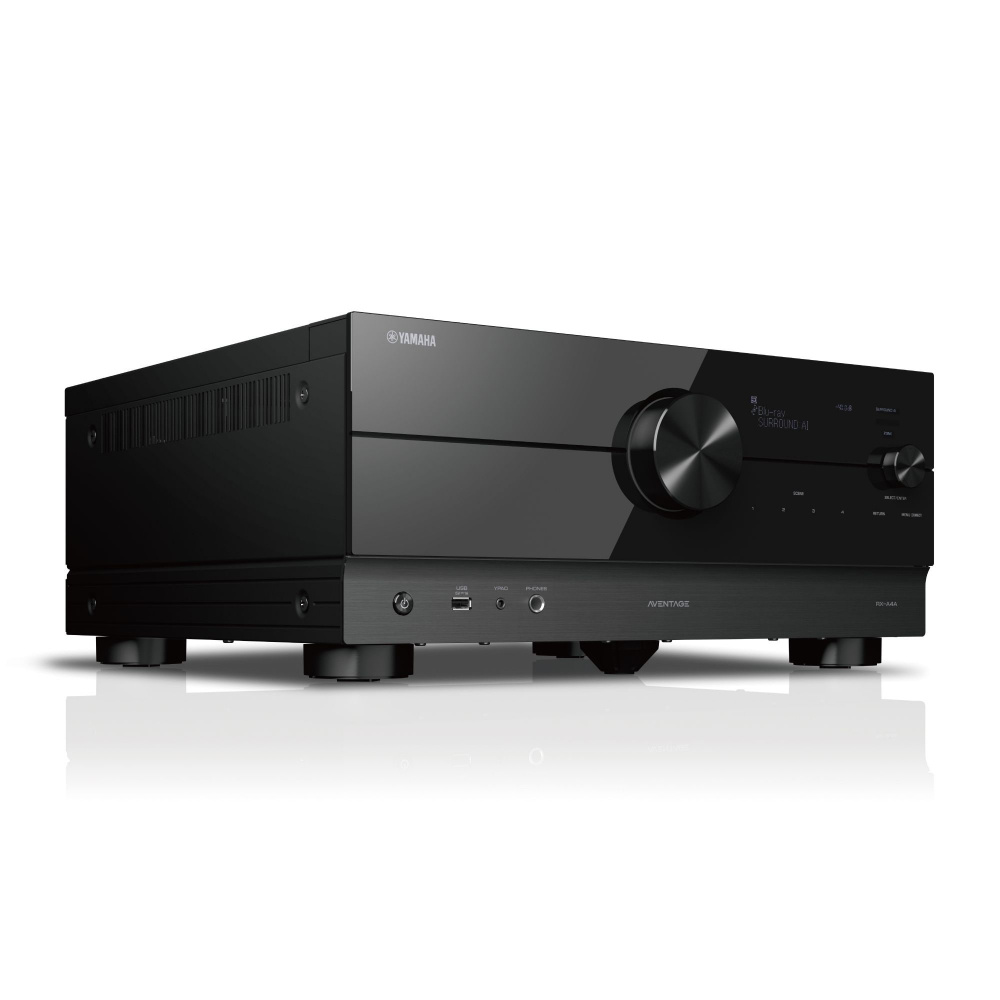 Yamaha Receptor AV RX-A4A para Home Cinema, 7.2 Canales, Dolby Atmos/DTS:X, 8K, HDMI, WiFi, Bluetooth, Negro, Compatible con AirPlay