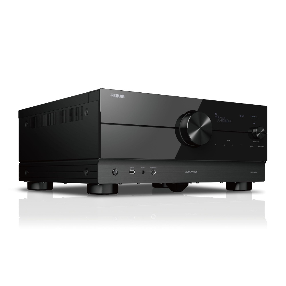 Yamaha Receptor AV RX-A6A para Home Cinema, 9.2 Canales, Dolby Atmos/DTS:X, 8K, HDMI, WiFi, Bluetooth, Negro, Compatible con AirPlay