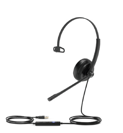 Yealink Monoaural UH34-Mono, Alámbrico, USB-A