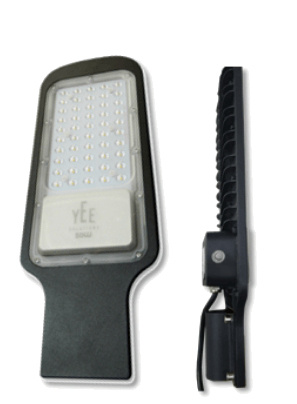 Yee Solutions Lámpara LED para Poste FSTL-100065, Exteriores, Luz de Día, 100W, 12000 Lúmenes, Gris