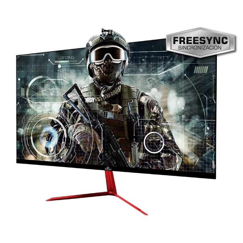 Monitor Gamer Yeyian Odraz Serie 1000 LED 23.6'', Full HD, FreeSync, HDMI, Bocinas Integradas (2x 4W), Negro