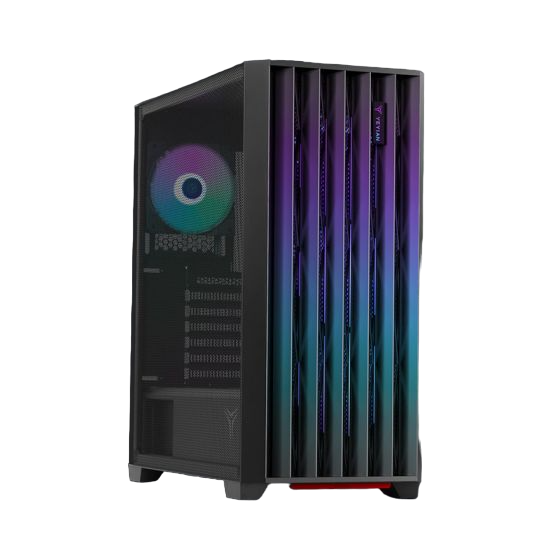 Gabinete Yeyian Phoenix, Midi-Tower, ATX/Micro-ATX/Mini-ITX, USB 3.0, sin Fuente, 4 Ventiladores Instalados, Negro