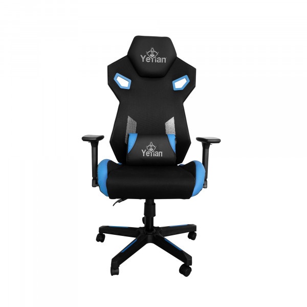 Yeyian Silla Gamer Drakkar, hasta 150Kg, Negro/Azul
