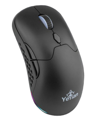Mouse Gamer Yeyian Óptico Shift, Inalámbrico, USB- A, 26.000DPI, Negro