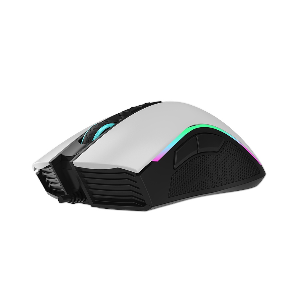 Mouse Gamer Yeyian Óptico Gram Series 2000, Alámbrico, USB A, 6400DPI, Blanco