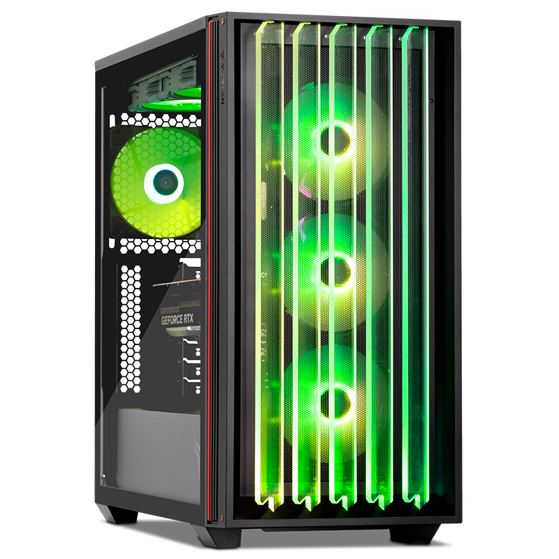 Computadora Gamer Yeyian Mirage S 990XC-5701M, AMD Ryzen 9 9900X, NVIDIA GeForce RTX 5070, 32GB, 1TB SSD, Windows 11 Prueba