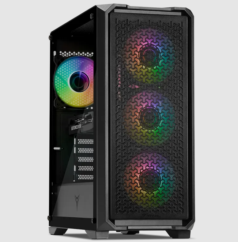 Computadora Gamer Yeyian Vault 560XC-5601M, AMD Ryzen 5 5600X, NVIDIA GeForce RTX 5060, 32GB, 1TB SSD, Windows 11 Prueba