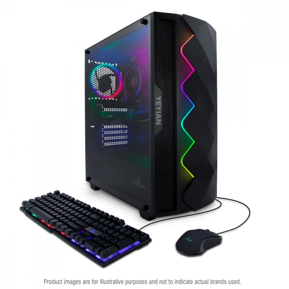 Computadora Gamer Yeyian Shoge R01, AMD Ryzen 5 3600 3.60GHz, 8GB, 512GB SSD, NVIDIA GeForce GTX 1660 Super, Windows 10 Home 64-bit + Teclado/Mouse ― ¡Recibe 300 de saldo en la compra de tu PC Gaming!