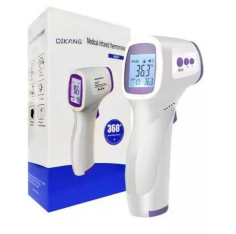 Yobekan Termómetro Infrarrojo Digital KV-11, Blanco/Morado