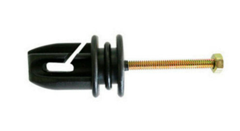 Yonusa Aislador 3 en 1 para Cercas Eléctricas AIS03, 50 Piezas, Negro