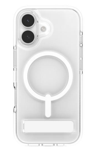 Zagg Funda Santa Cruz para iPhone 17, Transparente