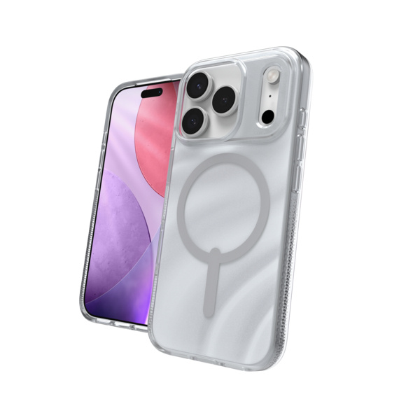 Zagg Funda Milan Snap para iPhone 17 Pro, Plata