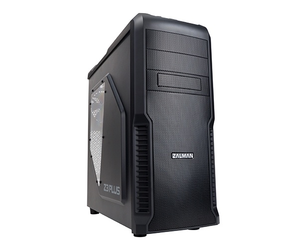 Gabinete Zalman Z3 Plus, Midi-Tower, ATX/micro-ATX, USB 3.0, sin Fuente, Negro