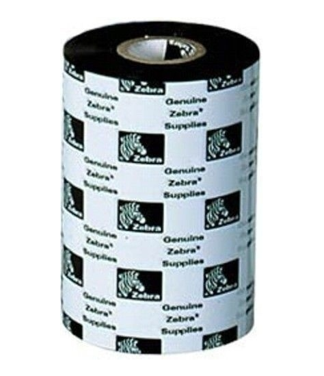 Zebra Cinta 01000BK11045 Negro, Transferencia Térmica, 110 mm x 450 Metros, 1 Pieza