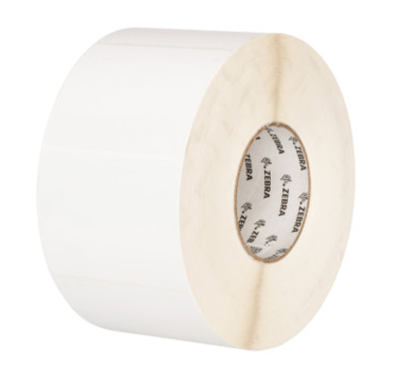 Zebra Rollo de Etiquetas 10008549, 101.6x152.4mm, 100 Etiquetas, Blanco