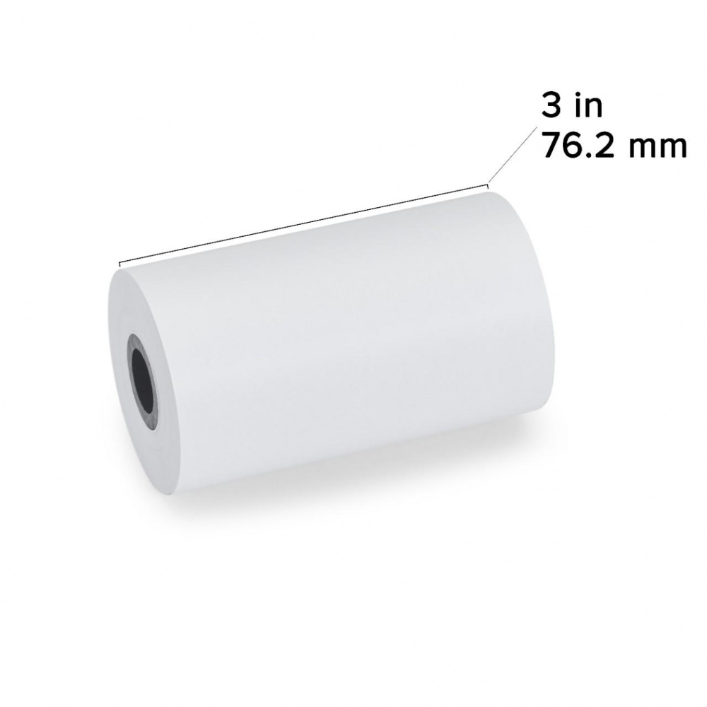 Zebra Z-Perform 1000D Rollo de Papel Termico 2.4 mil, 3'' x 80, 1 Rollo