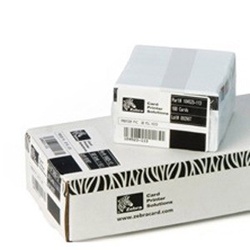 Zebra Tarjetas Adhesivas de PVC para Credenciales Premier con Adhesivo, 500 Piezas