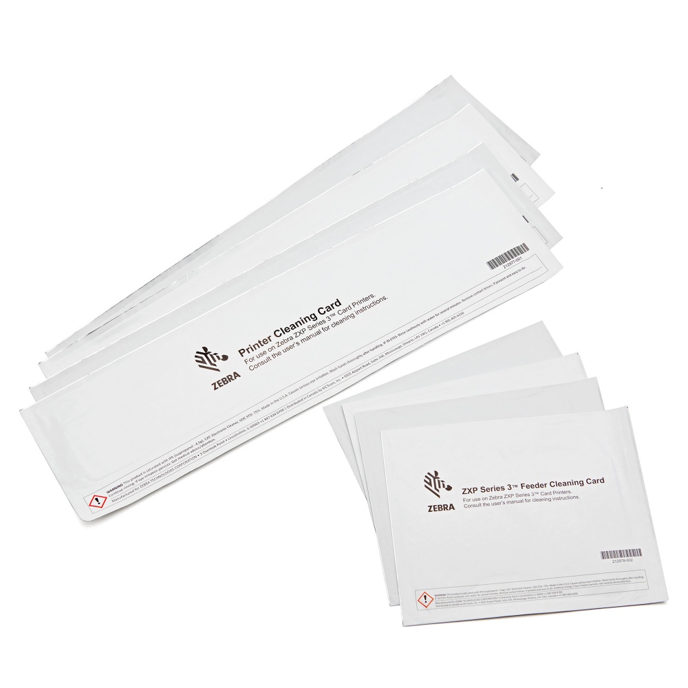 Zebra Kit con Tarjetas de Limpieza para ZXP Serie 3