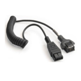 Zebra Cable Telefónico 25-114186-04R, QD Macho - Modular Phone Macho, 1 Metro, para WT4X