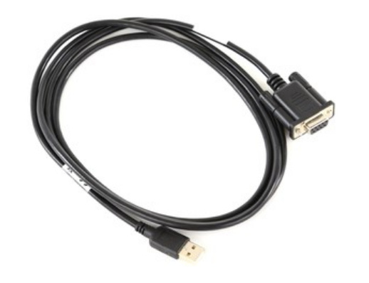 Zebra Cable USB-A Macho - DB9 Macho, 2 Metros