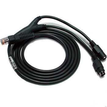 Zebra Cable Mini-DIN 6-Pines Macho - RJ-45 Macho, 1.8 Metros