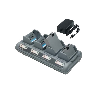 Zebra Cargador de 4 Baterías AC18177-6, Gris