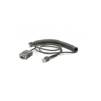 Zebra Cable RS-232 Macho - DB9 Macho, 2.8 Metros, Negro