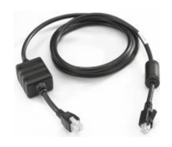Zebra Cable para Fuente de Poder Macho - Macho, Negro