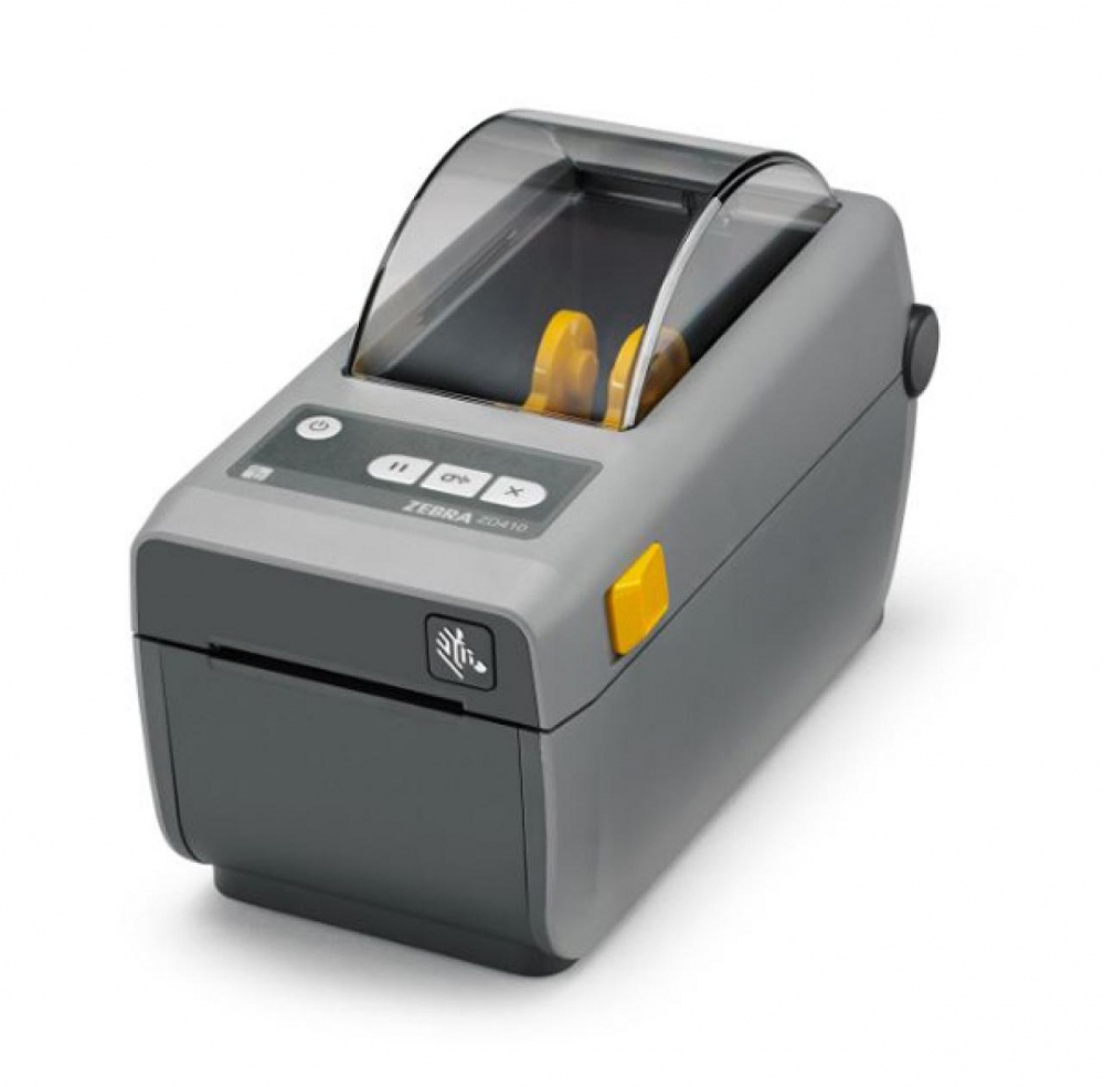 Zebra ZD410 Impresora de Etiquetas, Térmica Directa, 203 x 203DPI, USB, Host, Negro/Gris — No Requiere Cinta de Impresión