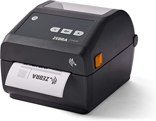 Zebra ZD420, Impresora de Etiquetas, Térmica Directa, 203 x 203DPI, USB, Gris — No Requiere Cinta de Impresión