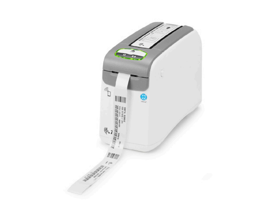 Zebra ZD510-HC Impresora de Pulseras, Térmica Directa, 300 x 300DPI, USB, Ethernet, Bluetooth, Blanco