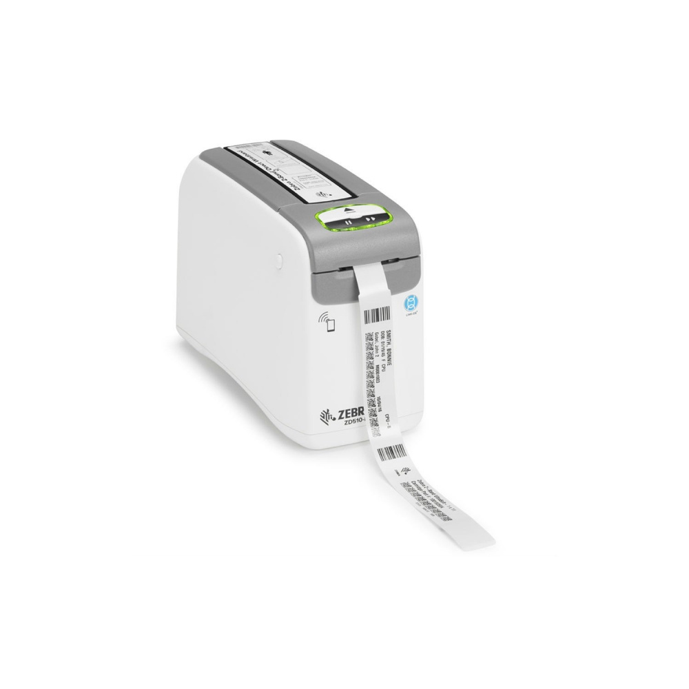 Zebra ZD510-HC Impresora de Pulseras, Térmica Directa, 300 x 300DPI, USB, Ethernet, Bluetooth, Blanco ― Caja Abierta