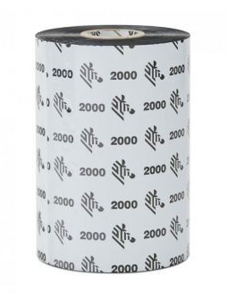 Zebra Technologies Enterprise Mex 2 Cinta de Cera LA02000BK08345, 25.4 mm de Diámetro Interno, 83.1 mm x 450 Metros, 1 Rollo