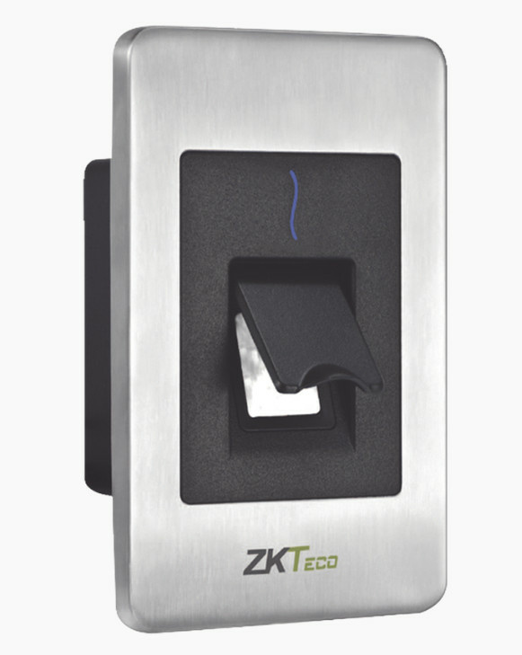 ZKTeco Lector de Huella Digital FR-1500-WPA, RS-485, Plata/Negro — Compatible Únicamente con Atlas