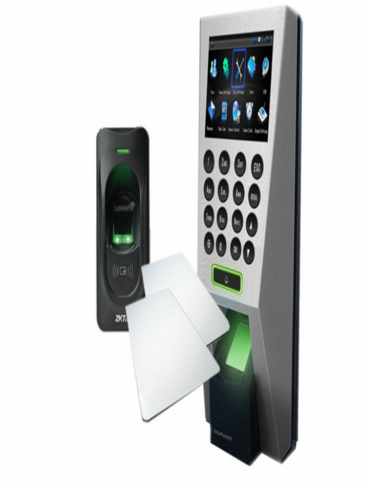ZKTeco Control de Acceso y Asistencia Biométrico F18, 3000 Huellas — Incluye Lector de Huellas/Tarjetas FR1200
