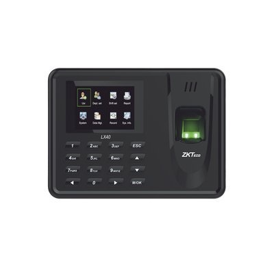 ZKTeco Control de Acceso y Asistencia Biométrico LX40Z, 500 Usuarios, USB, Negro